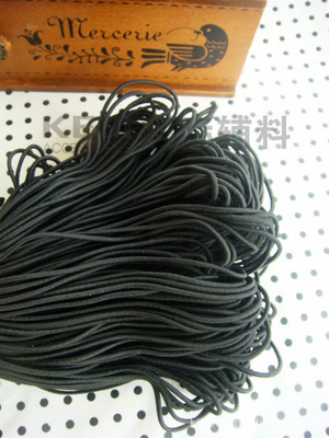 3mm與3.5mm松緊繩現(xiàn)貨熱銷(xiāo) 黑白經(jīng)典，助力服裝輔料高效生產(chǎn)